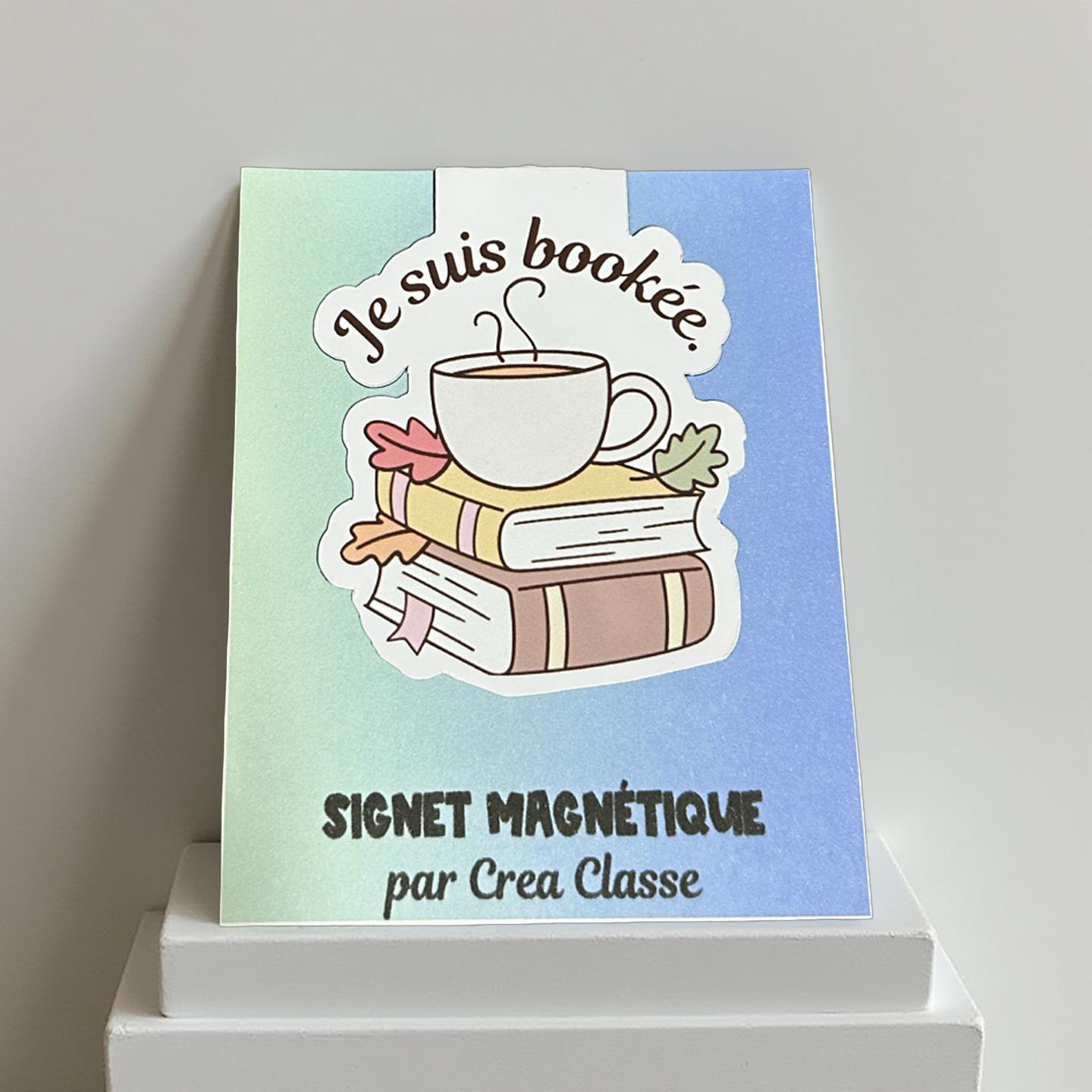 Signet magnétique Je suis bookée.