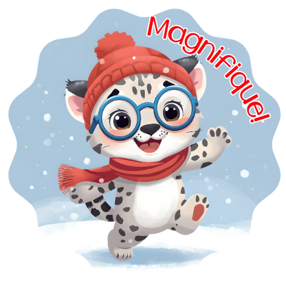 Autocollants Animaux d'hiver