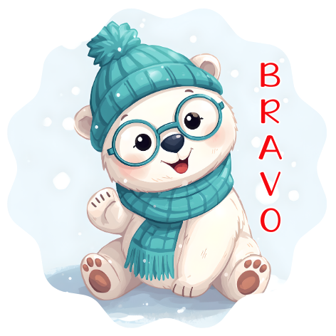 Autocollants Animaux d'hiver