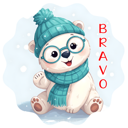 Autocollants Animaux d'hiver