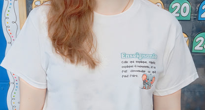 T-shirt Enseignante qui répète