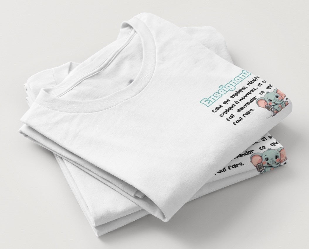 T-shirt Enseignant qui répète