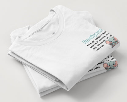 T-shirt Enseignant qui répète