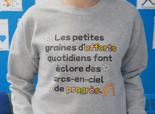 Crewneck Arc-en-ciel