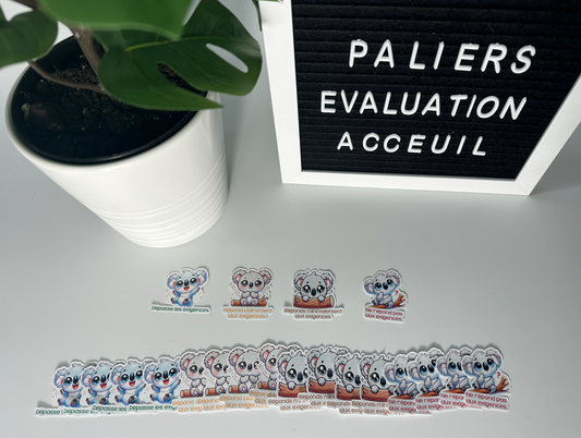 Autocollants Barèmes de notation pour les classes d'accueil