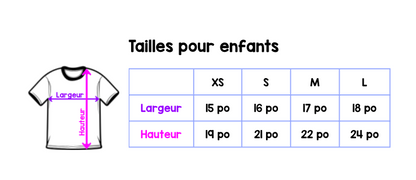 T-shirt Be kind pour enfant