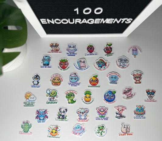 Autocollants 100 façons d'encourager