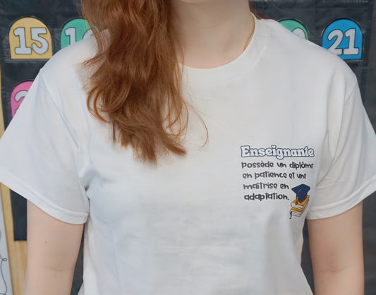 T-shirt Enseignante patiente