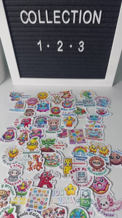 Autocollants pour le premier et le deuxième cycle